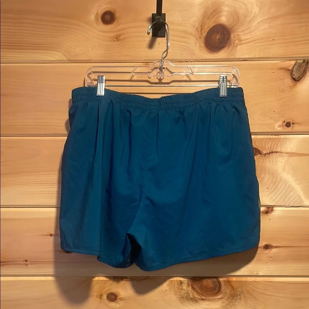 3/$25 Adidas Teal Energy Running Shorts - Picture 3 of 3